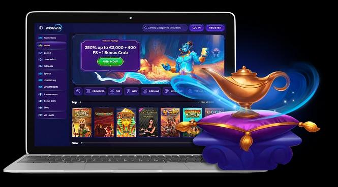 WishWin Casino Australia Desktop