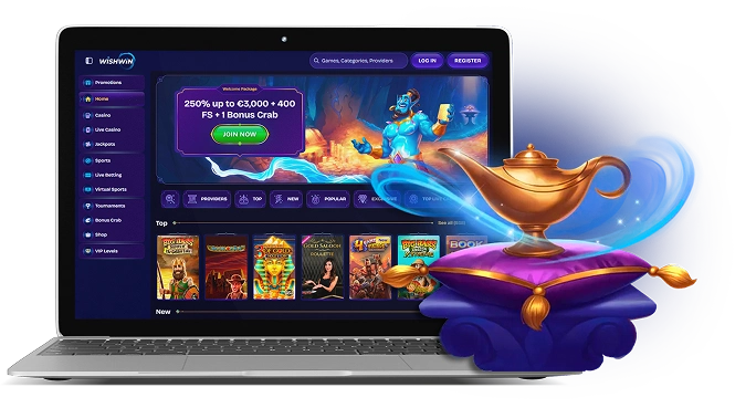 WishWin Casino Australia Desktop